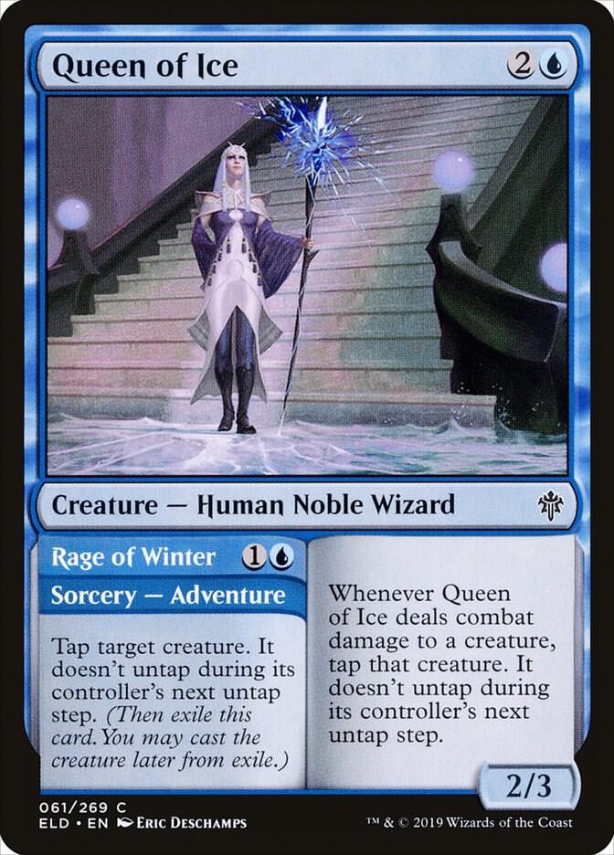 Queen of Ice, ELD, 61, NM, Foil