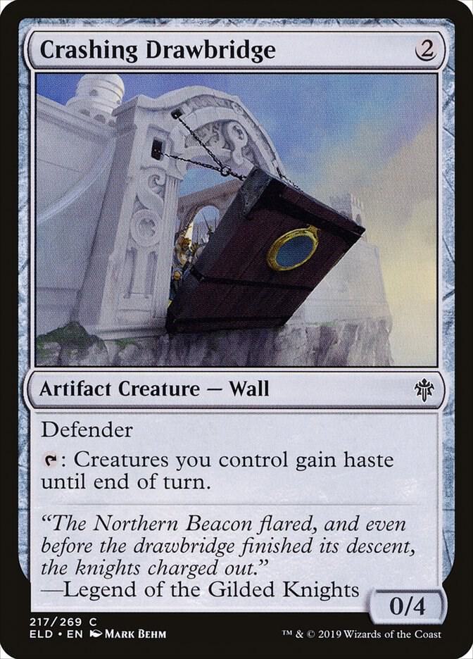 Crashing Drawbridge, ELD, 217, NM, Foil