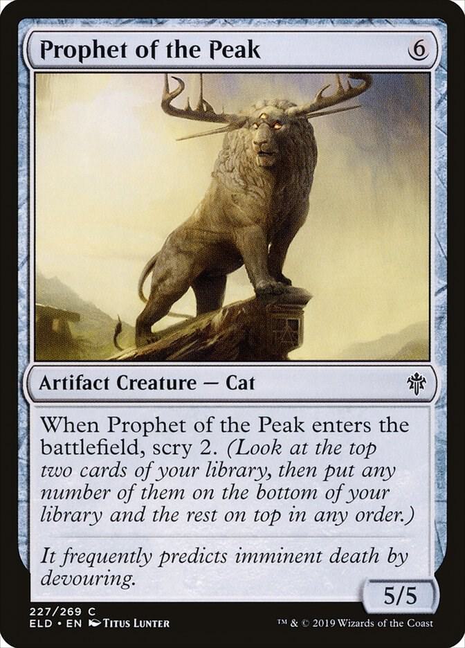 Prophet of the Peak, ELD, 227, NM, Foil