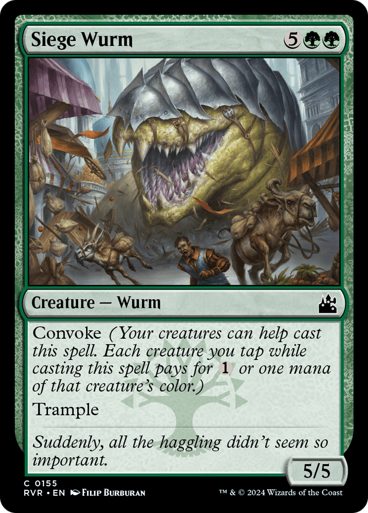 Siege Wurm (RVR) 155 - WZRD TCG