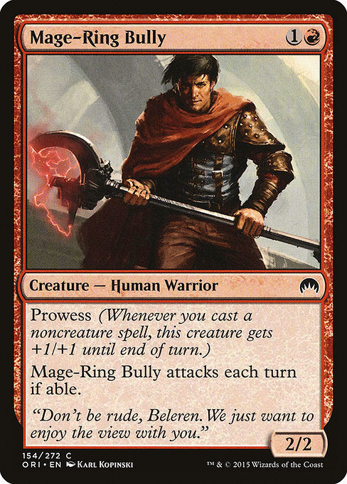 Mage-Ring Bully front