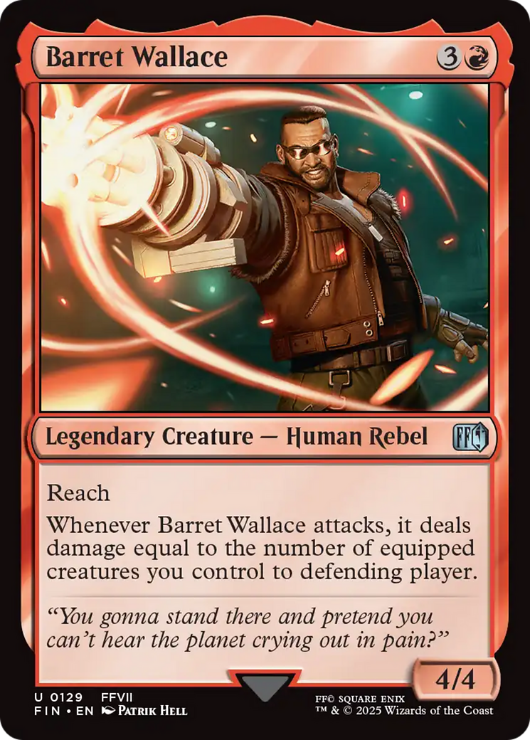 Barret Wallace (FIN) 129 - WZRD TCG
