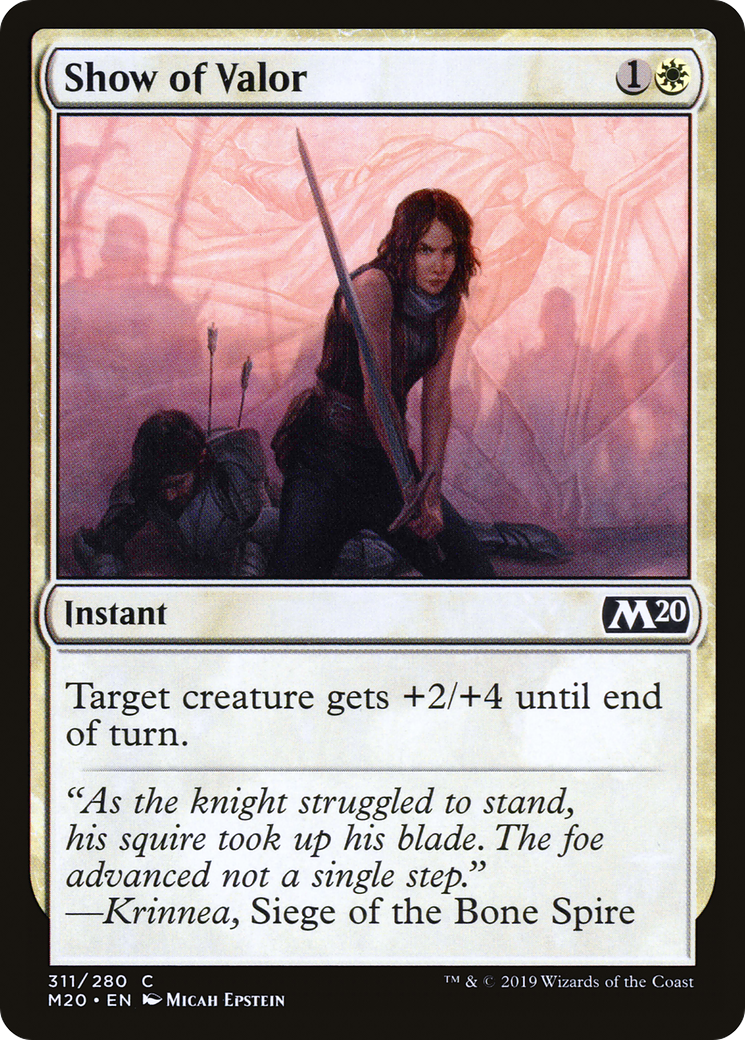 Show of Valor (M20) 311 - WZRD TCG