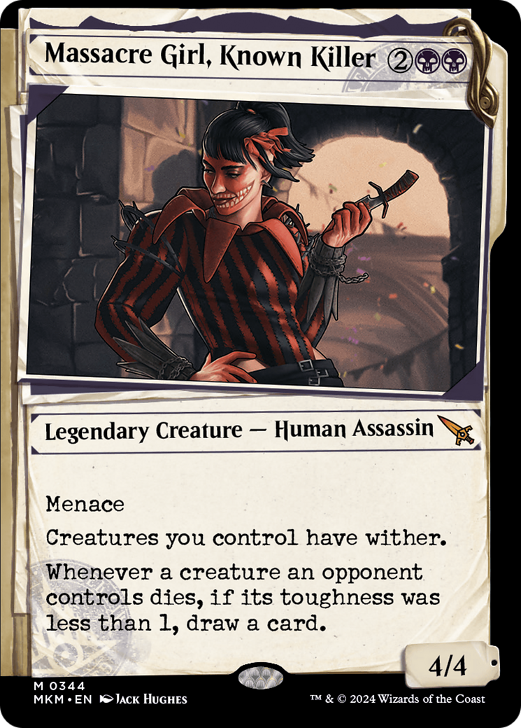 Massacre Girl, Known Killer (MKM) 344 - WZRD TCG