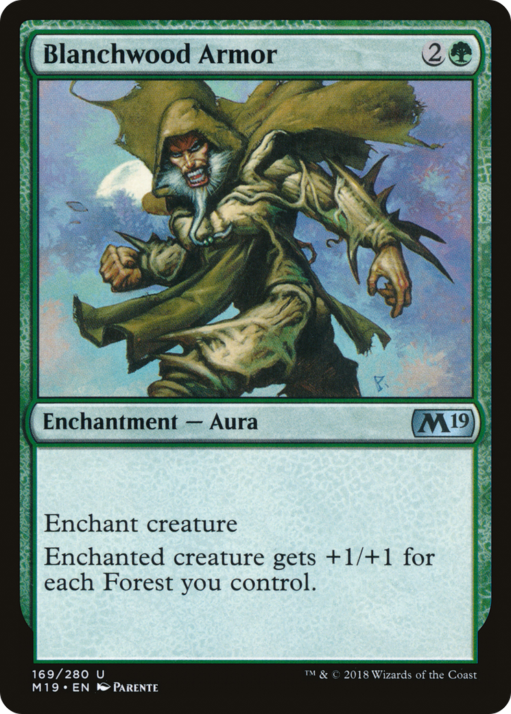 Blanchwood Armor (M19) 169 - WZRD TCG