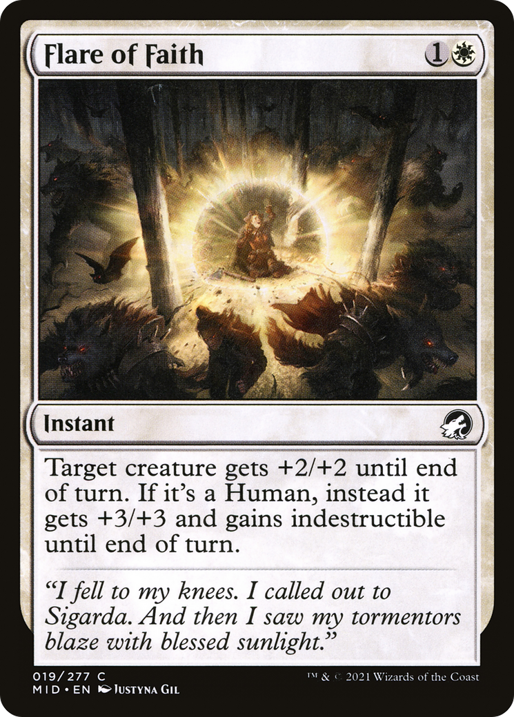Flare of Faith (MID) 19 - WZRD TCG