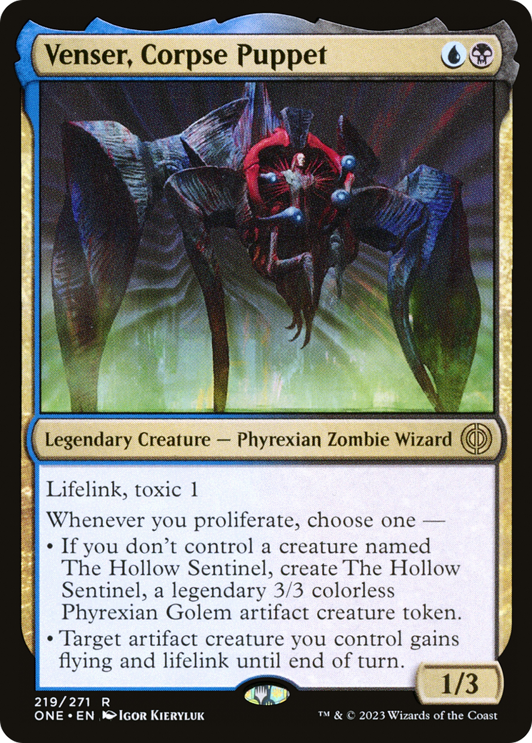 Venser, Corpse Puppet (ONE) 219 - WZRD TCG