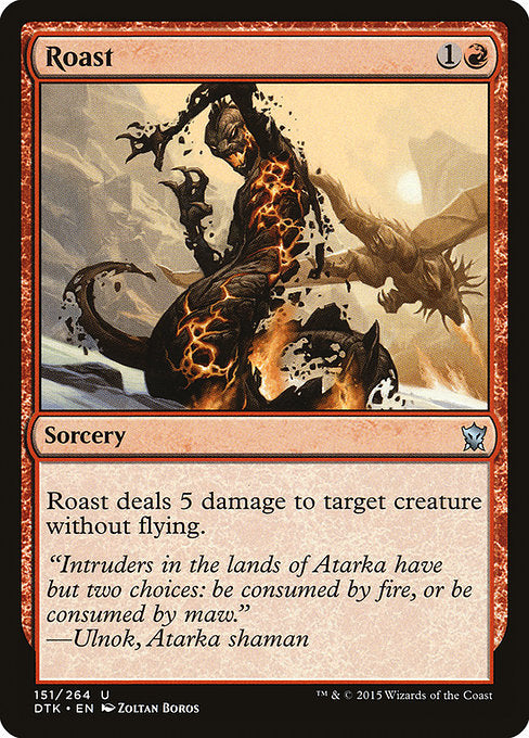 Roast front