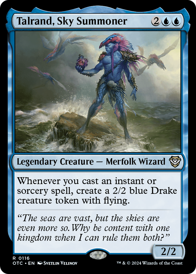 Talrand, Sky Summoner (OTC) 116 - WZRD TCG