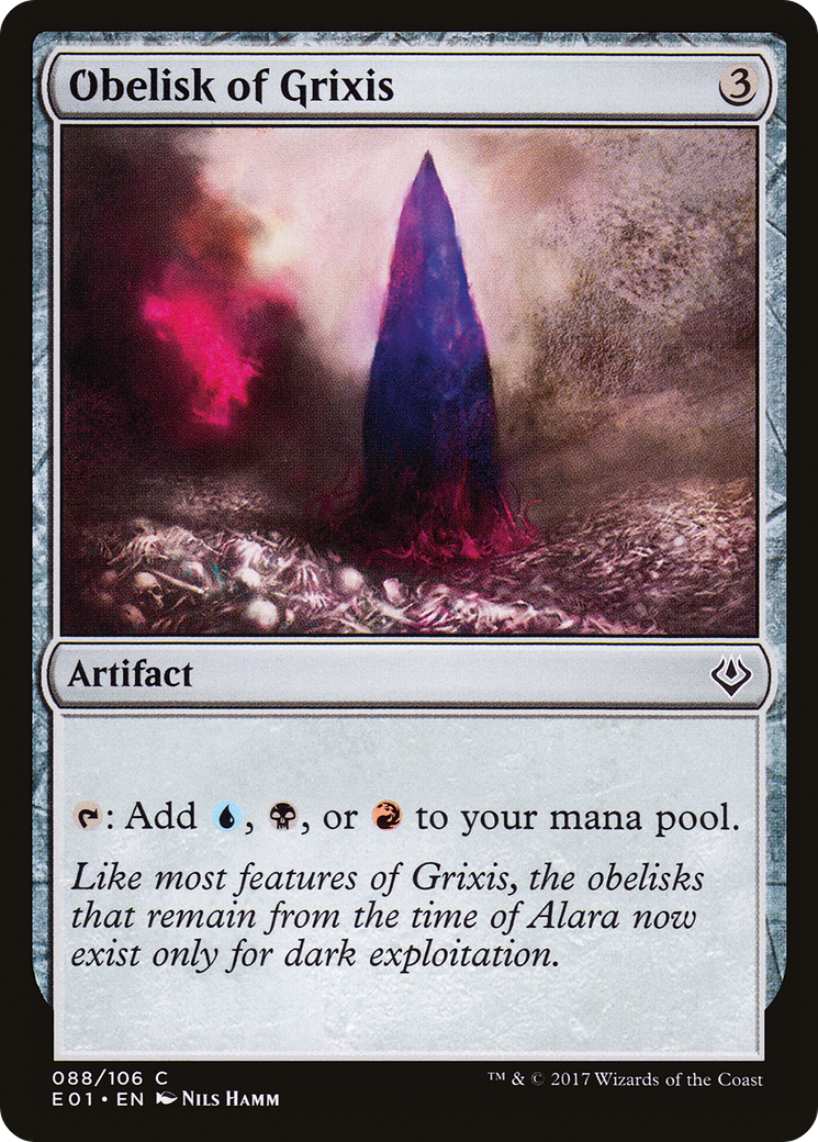 Obelisk of Grixis (E01) 88 - WZRD TCG