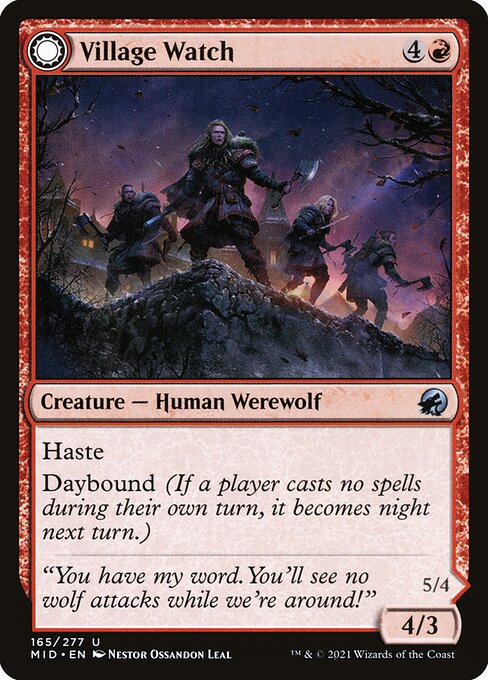 Village Watch // Village Reavers (Innistrad: Midnight Hunt 165) - WZRD TCG