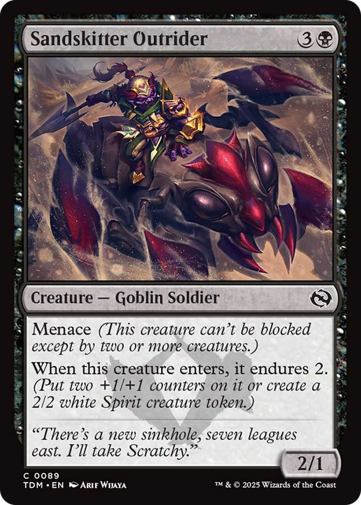 Sandskitter Outrider (TDM) 89 - WZRD TCG