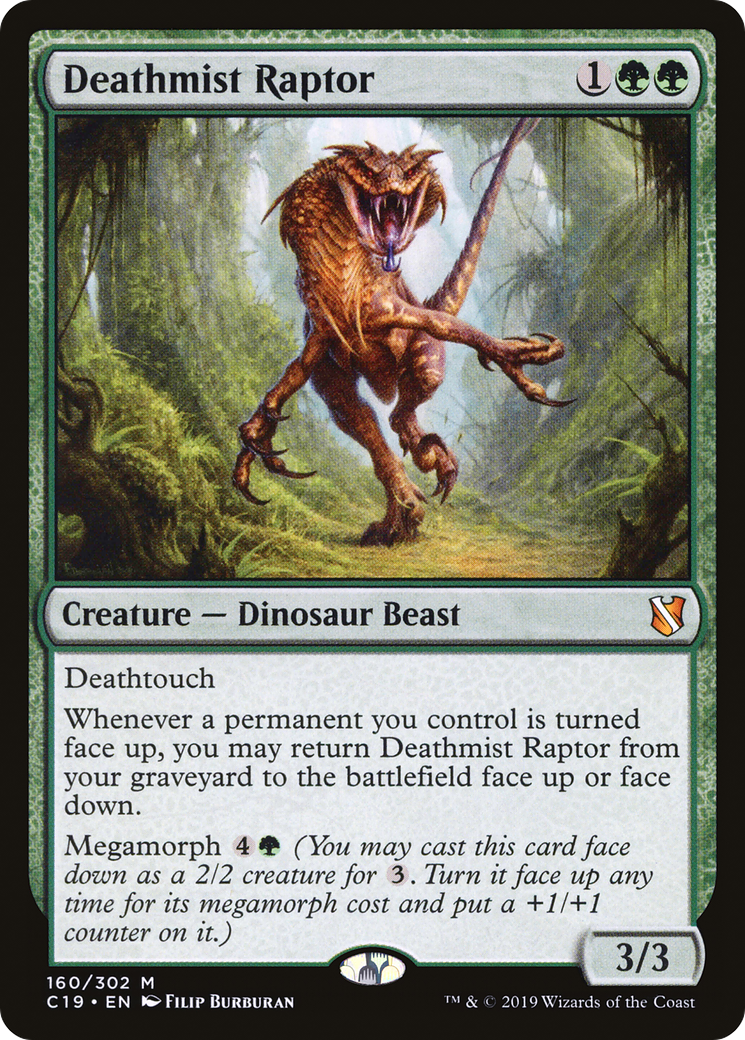 Deathmist Raptor (C19) 160 - WZRD TCG