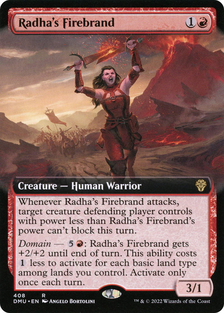 Radha's Firebrand (DMU) 408 - WZRD TCG