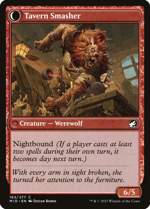 Tavern Ruffian // Tavern Smasher (Innistrad: Midnight Hunt 163) - WZRD TCG