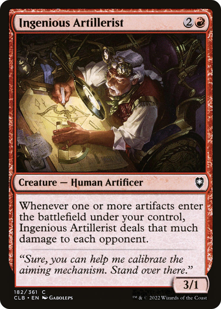 Ingenious Artillerist (CLB) 182