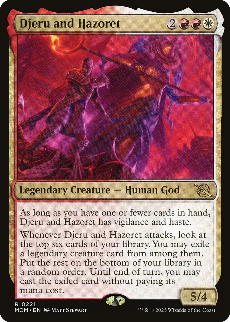 Djeru and Hazoret (MOM) 221 - WZRD TCG
