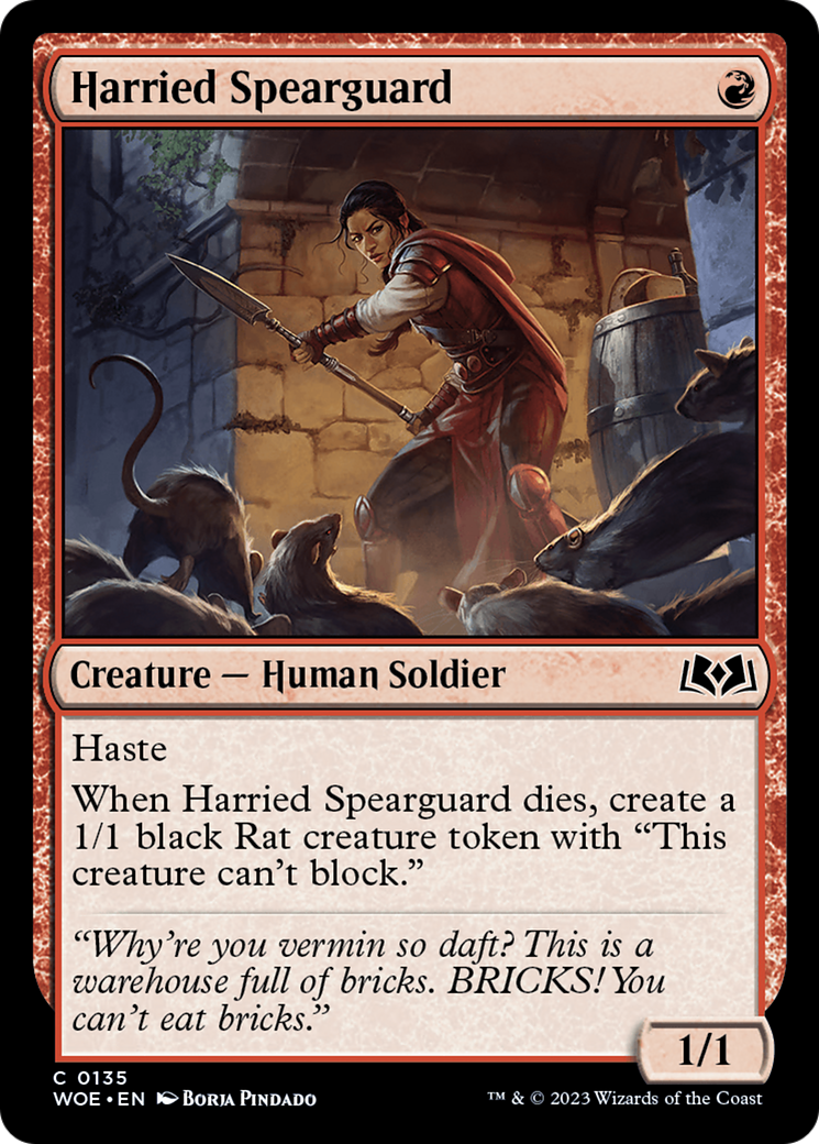 Harried Spearguard (WOE) 135 - WZRD TCG