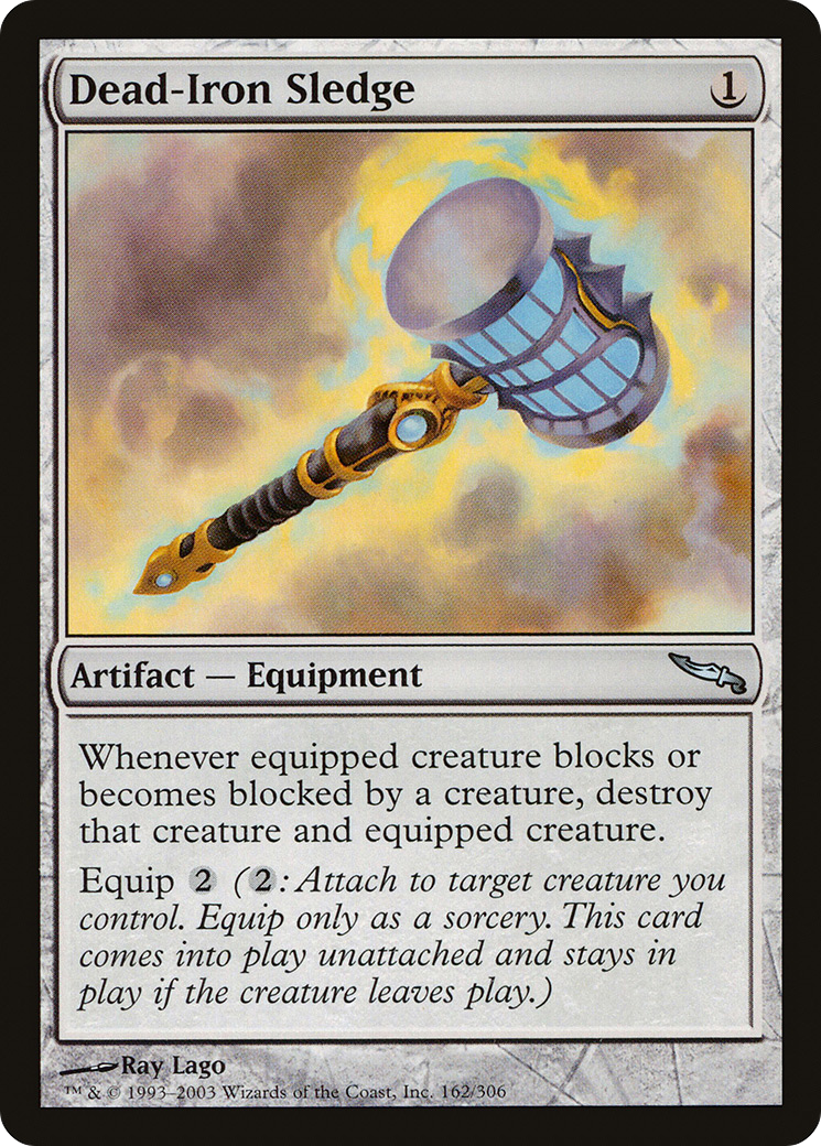 Dead-Iron Sledge (MRD) 162 - WZRD TCG