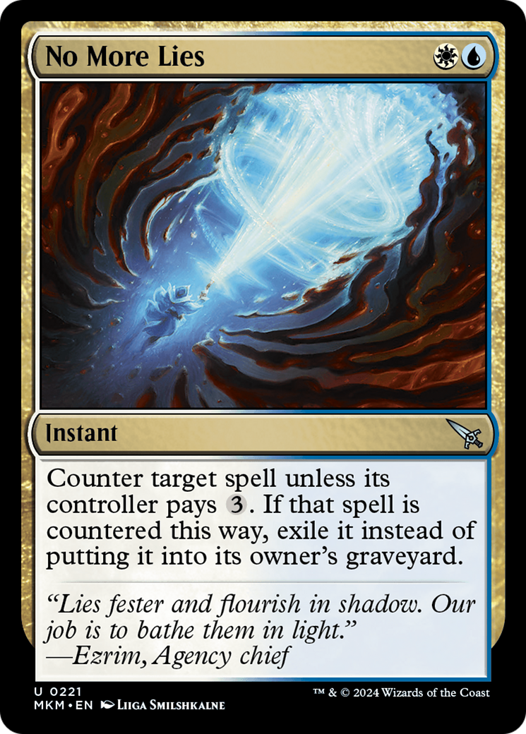 No More Lies (MKM) 221 - WZRD TCG