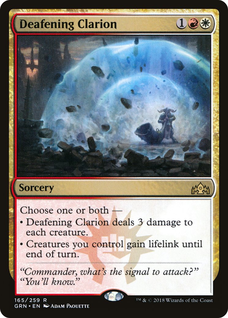 Deafening Clarion (GRN) 165 - WZRD TCG