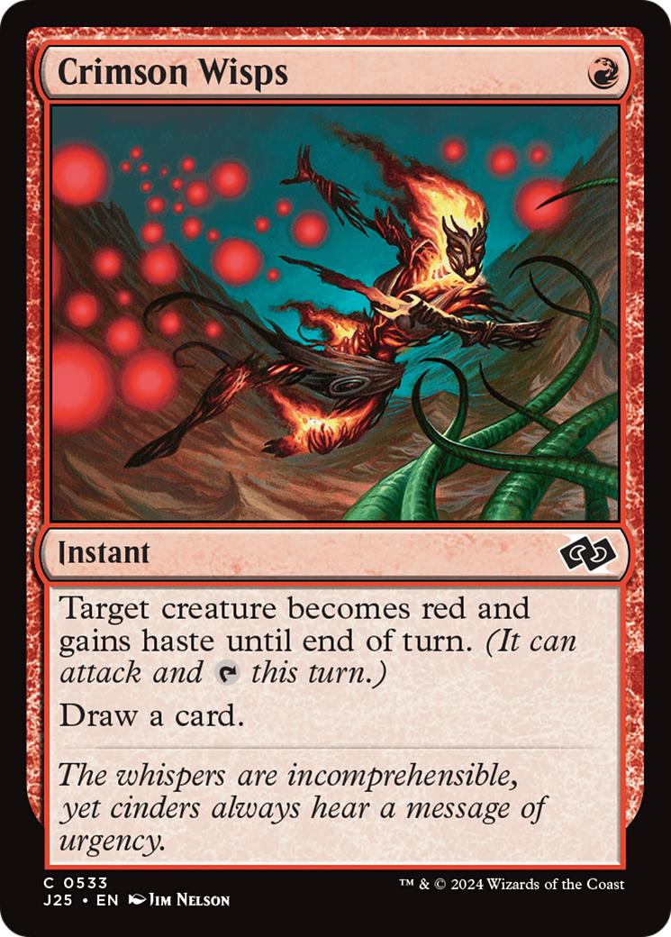 Crimson Wisps (J25) 533 - WZRD TCG