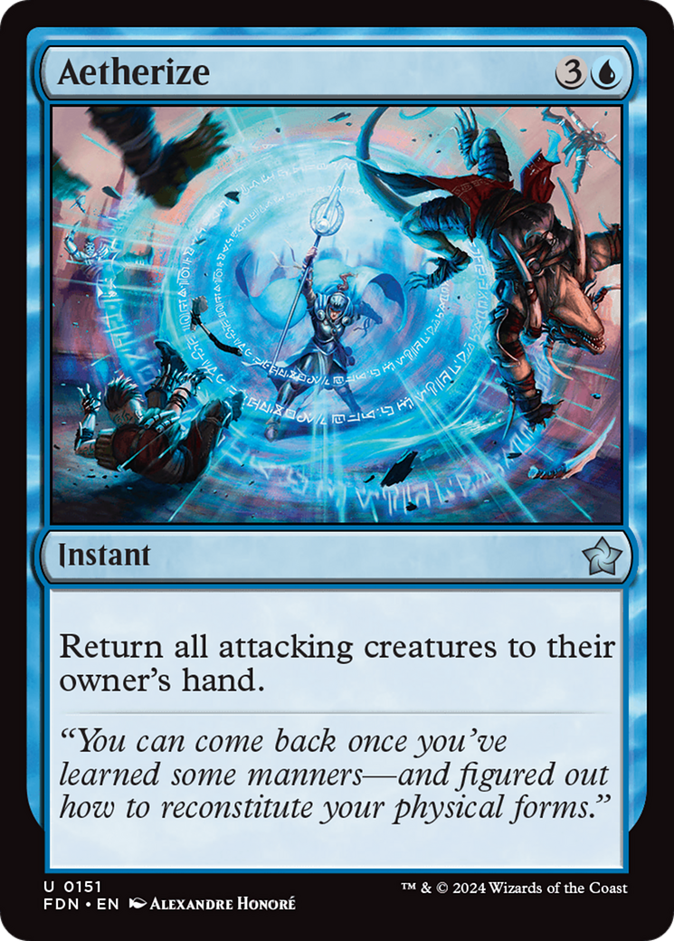 Aetherize (FDN) 151 - WZRD TCG