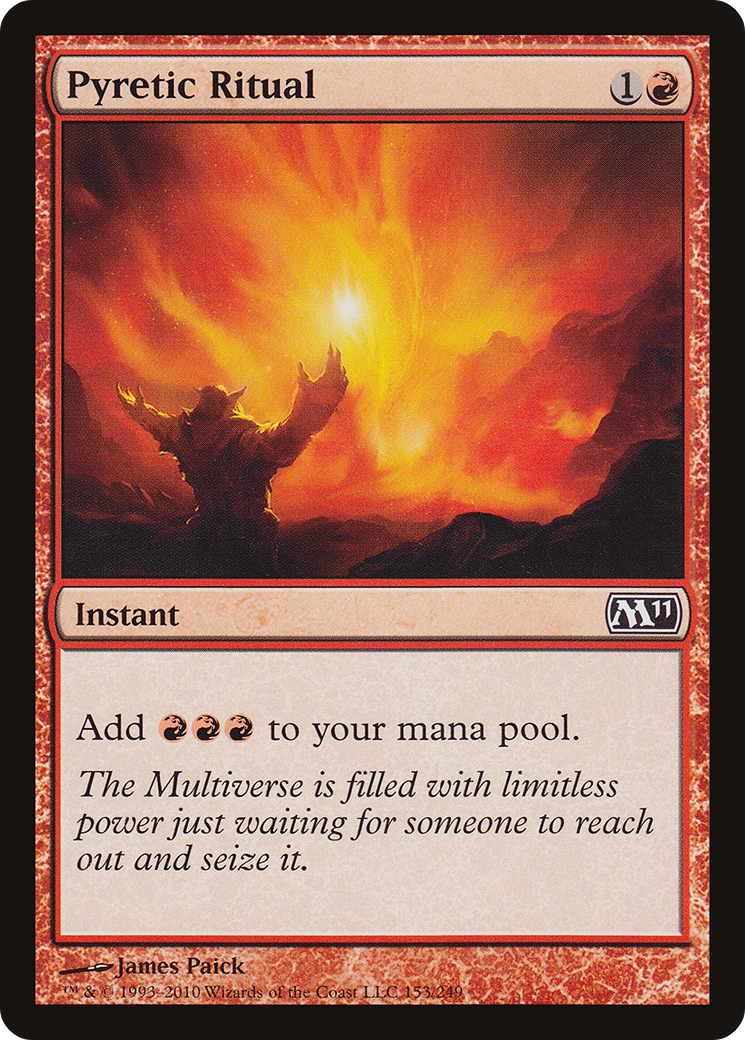 Pyretic Ritual (M11) 153 - WZRD TCG