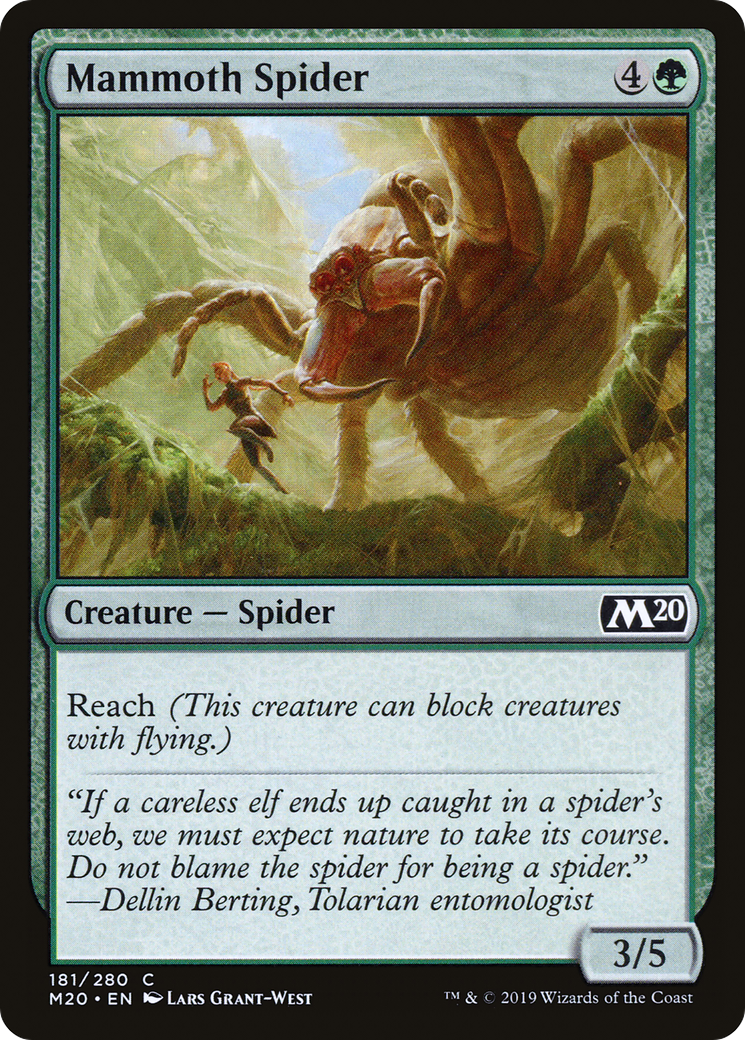Mammoth Spider (M20) 181