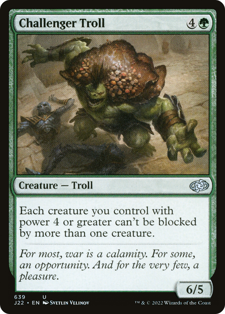Challenger Troll (J22) 639 - WZRD TCG