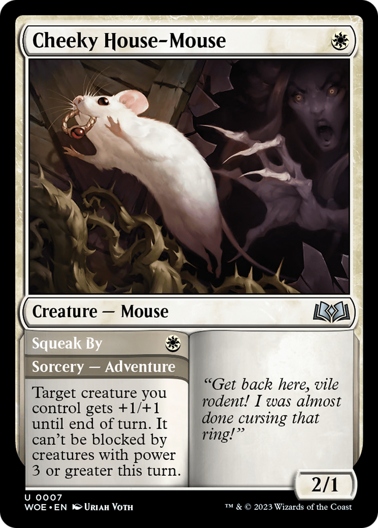 Cheeky House-Mouse (DFC) (WOE) 7 - WZRD TCG