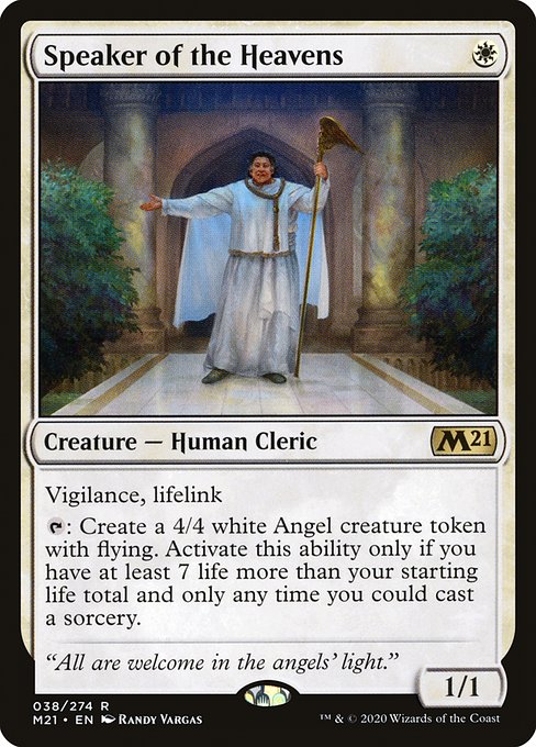 Speaker of the Heavens front