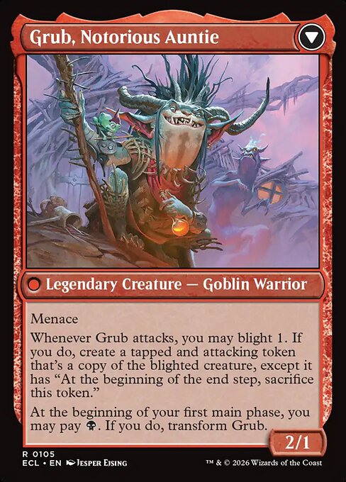 Grub, Storied Matriarch // Grub, Notorious Auntie (Back)