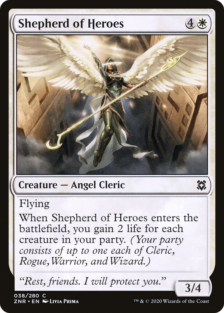 Shepherd of Heroes (ZNR) 38 - WZRD TCG