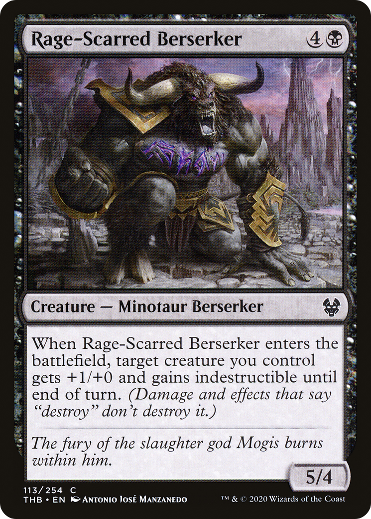 Rage-Scarred Berserker (THB) 113 - WZRD TCG