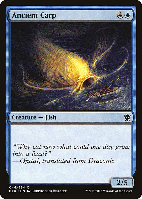 Ancient Carp front