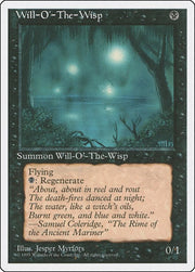 Will-o'-the-Wisp, 4ED,, NM
