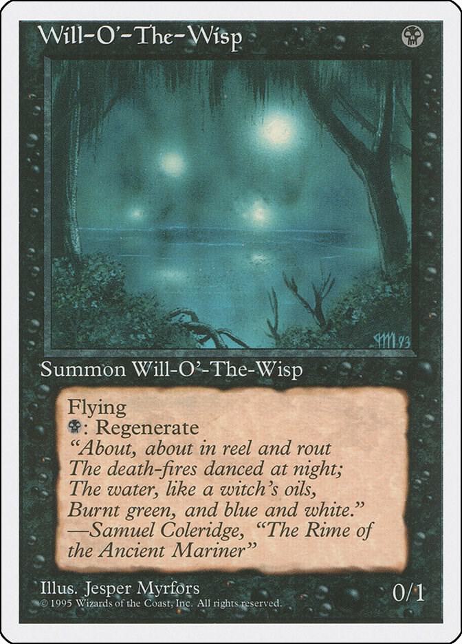 Will-o'-the-Wisp, 4ED,, NM