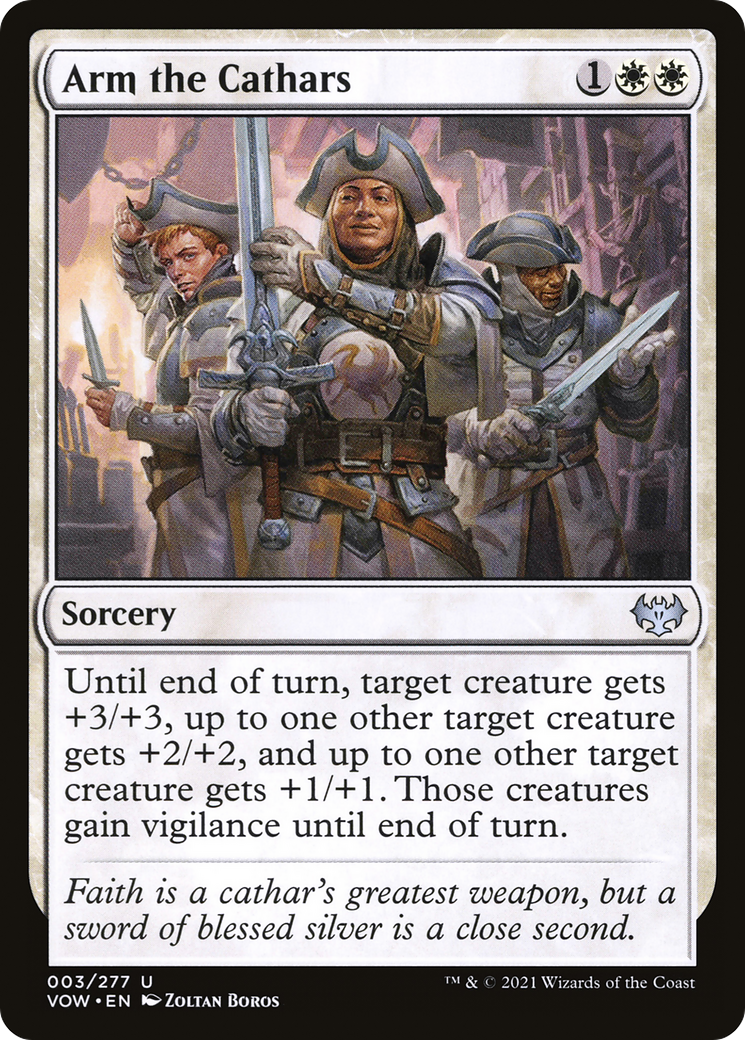 Arm the Cathars (VOW) 3 - WZRD TCG