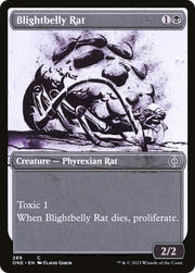 Blightbelly Rat (ONE) 289 - WZRD TCG