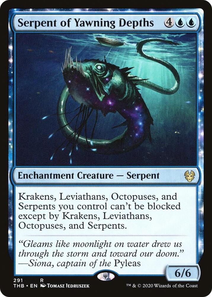 Serpent of Yawning Depths,, 291, Near Mint, Normal
