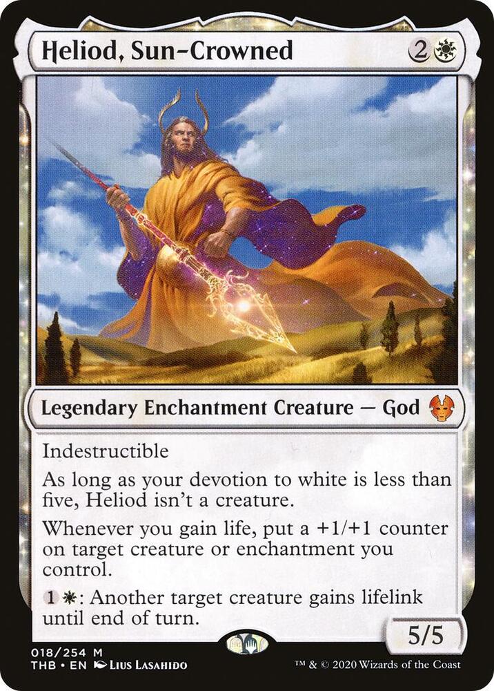 Heliod, Sun-Crowned,, 18, Near Mint, Normal