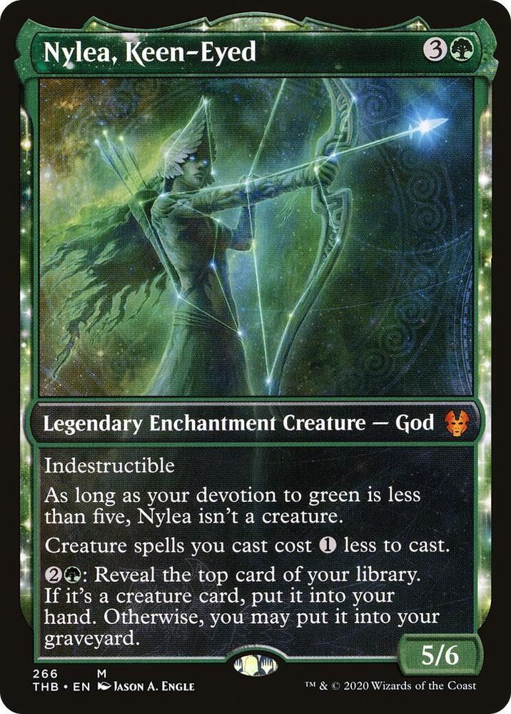 Nylea, Keen-Eyed (Showcase),, 266, Near Mint, Foil