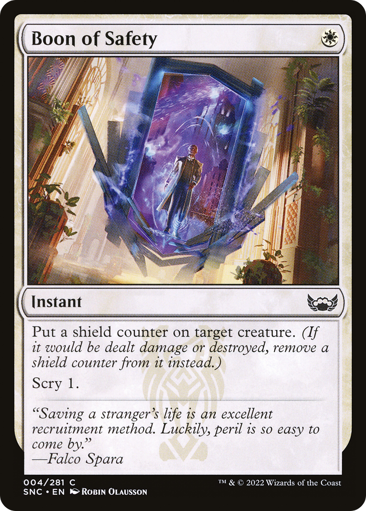 Boon of Safety (SNC) 4 - WZRD TCG