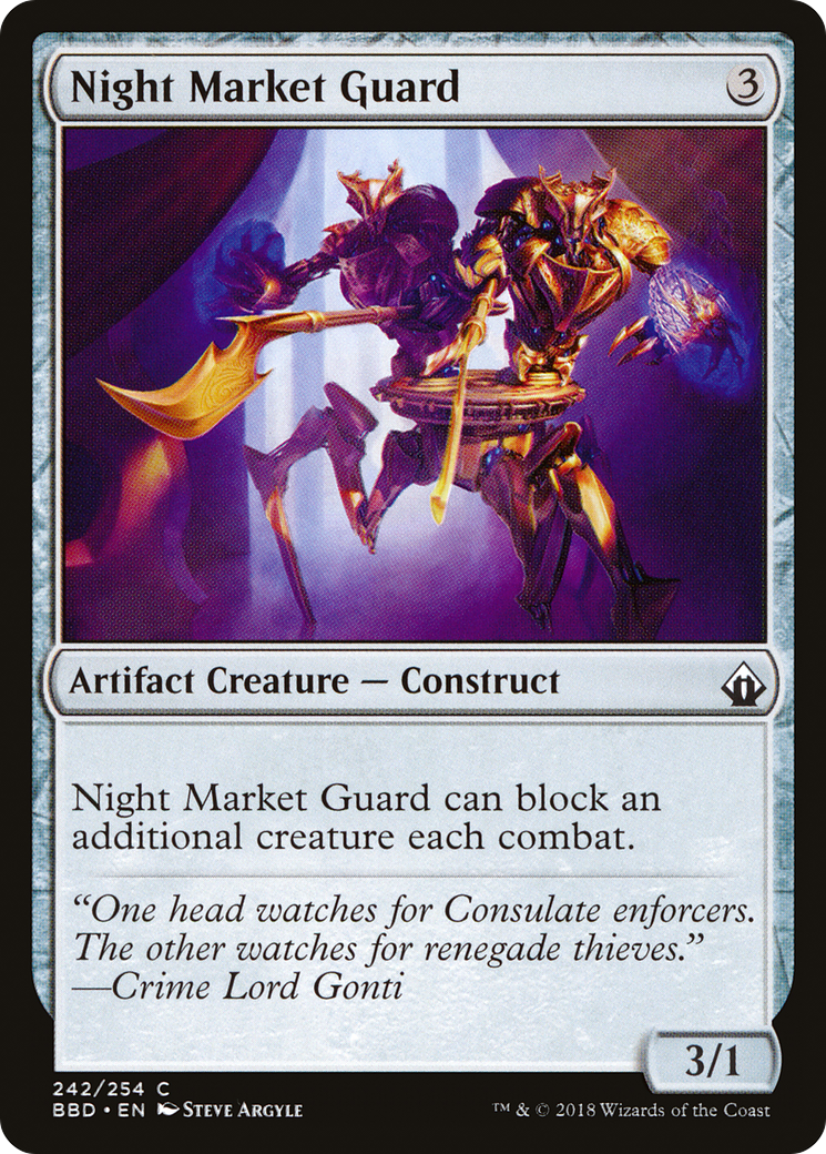 Night Market Guard (BBD) 242 - WZRD TCG