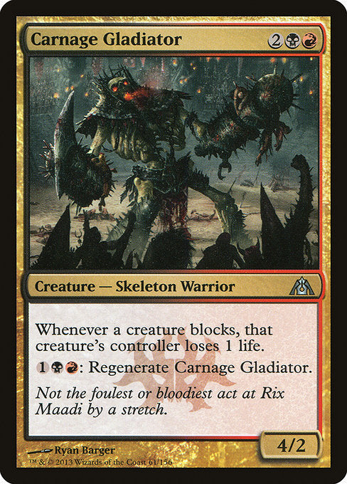 Carnage Gladiator front