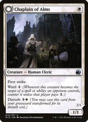 Chaplain of Alms // Chapel Shieldgeist (Innistrad: Midnight Hunt 13) - WZRD TCG