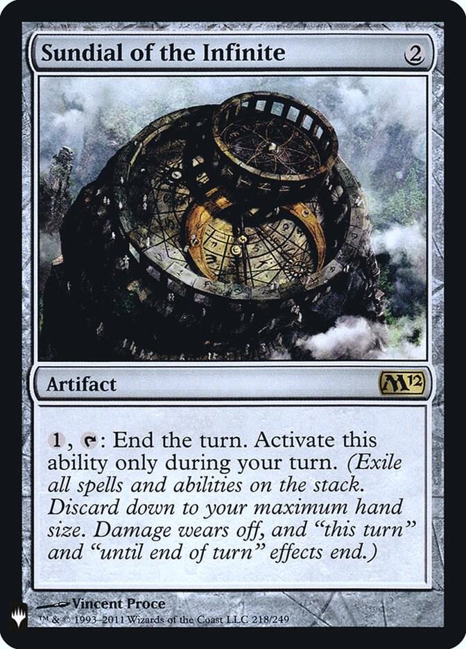 Sundial of the Infinite,, 218, Near Mint, Foil
