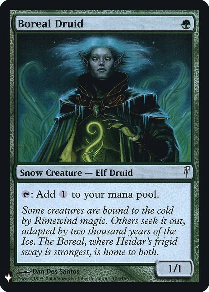 Boreal Druid,, 105, Near Mint, Foil
