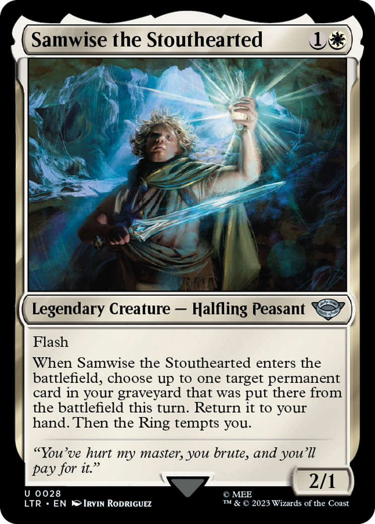 Samwise the Stouthearted (LTR) 28 - WZRD TCG